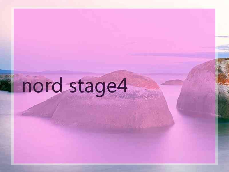 nord stage4