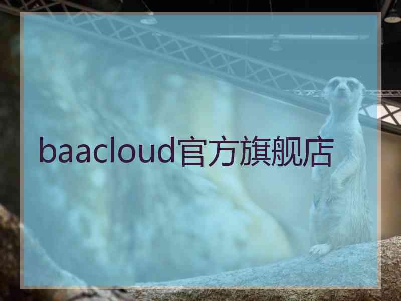 baacloud官方旗舰店