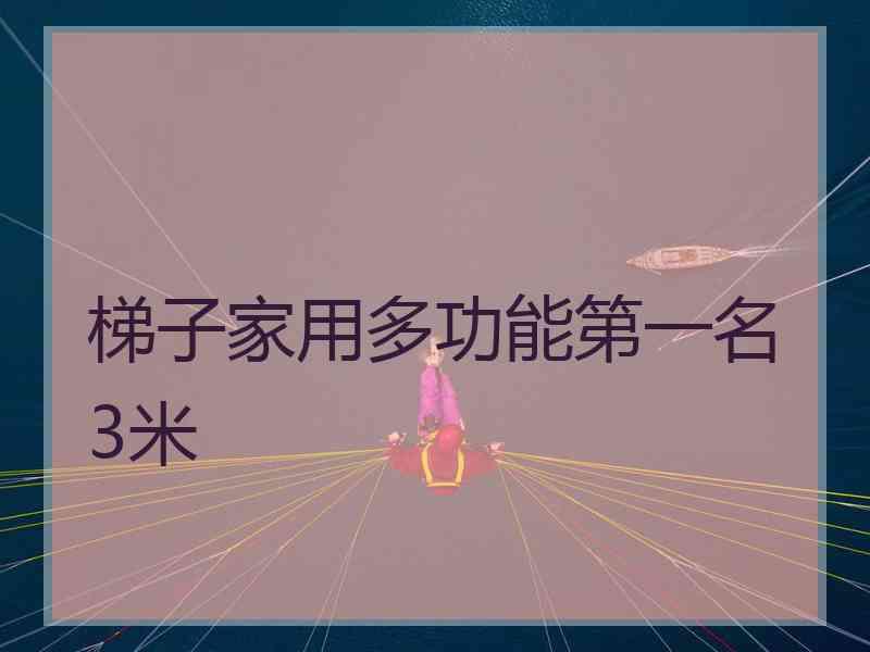 梯子家用多功能第一名3米