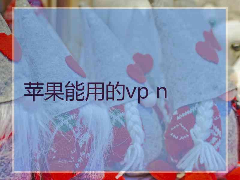 苹果能用的vp n