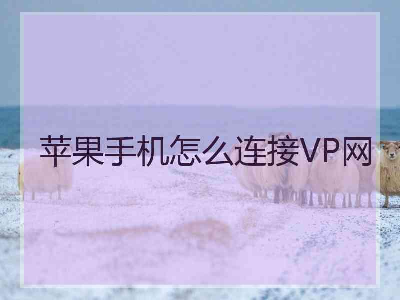 苹果手机怎么连接VP网