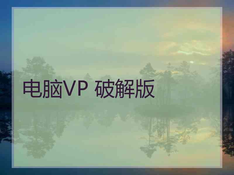 电脑VP 破解版