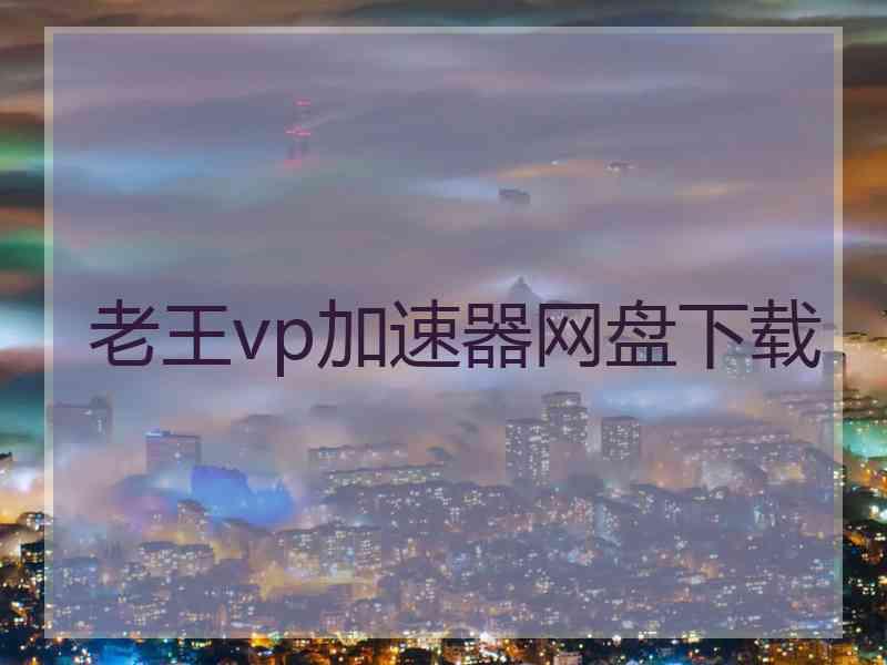 老王vp加速器网盘下载