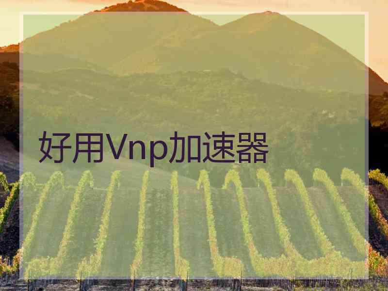 好用Vnp加速器