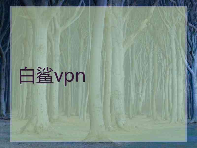 白鲨vpn