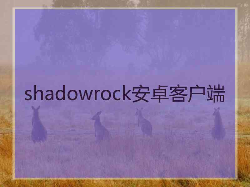 shadowrock安卓客户端