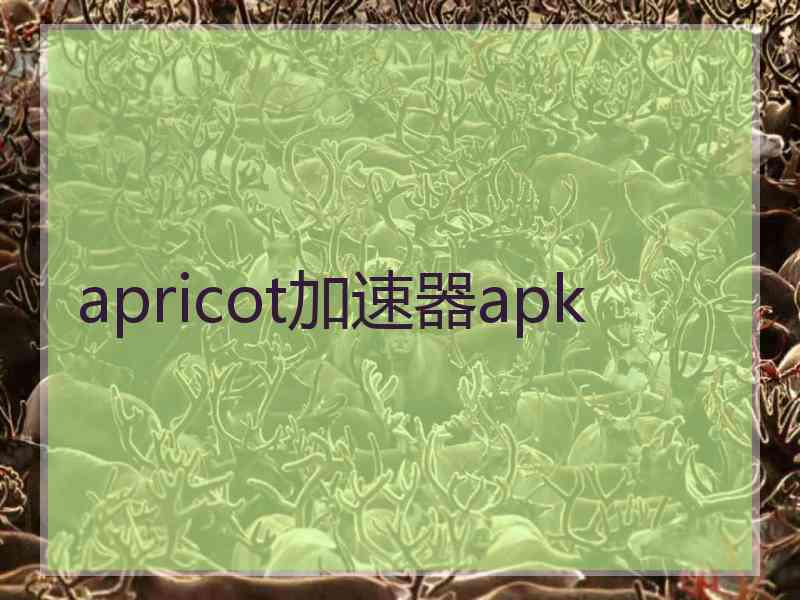 apricot加速器apk