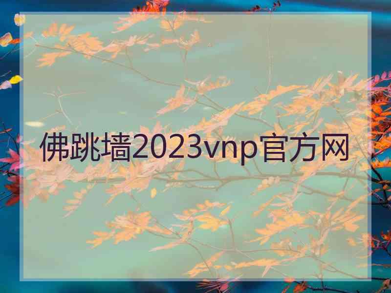 佛跳墙2023vnp官方网