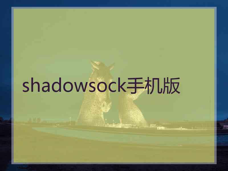 shadowsock手机版