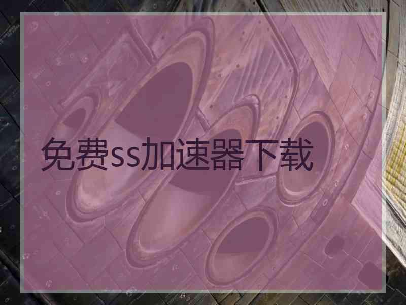 免费ss加速器下载