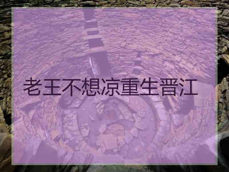老王不想凉重生晋江
