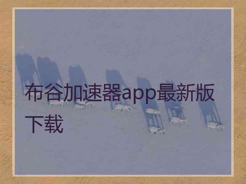 布谷加速器app最新版下载