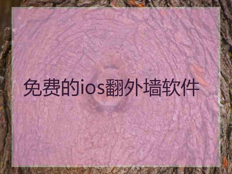 免费的ios翻外墙软件