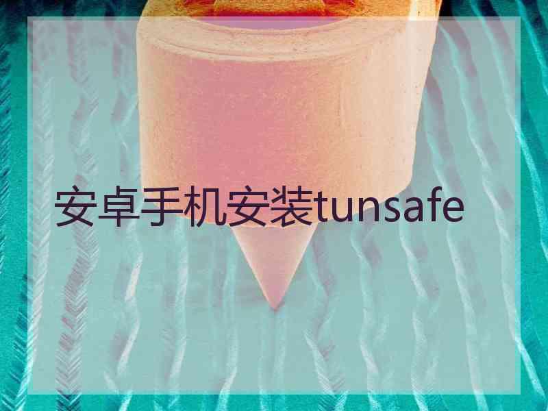 安卓手机安装tunsafe