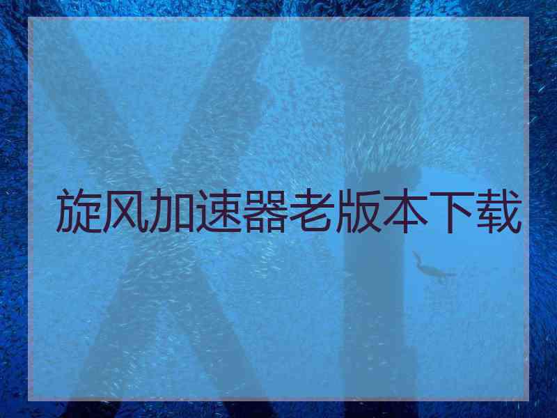 旋风加速器老版本下载