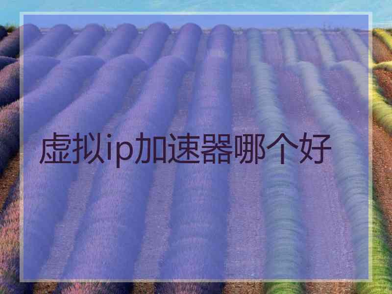 虚拟ip加速器哪个好