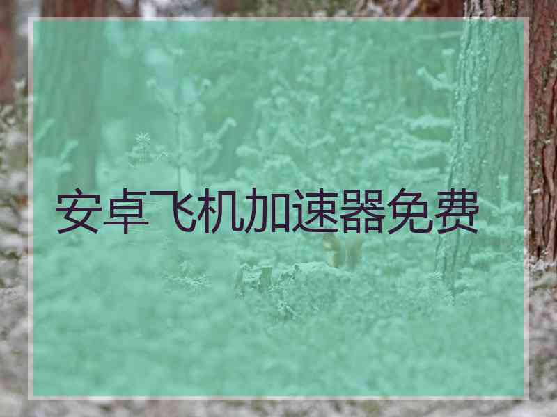 安卓飞机加速器免费