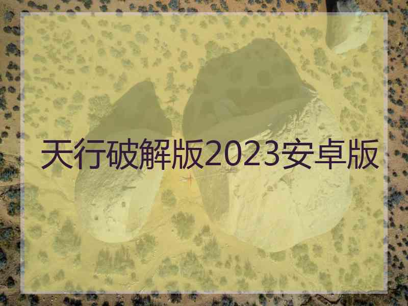 天行破解版2023安卓版