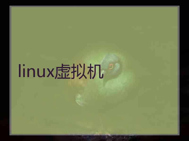 linux虚拟机