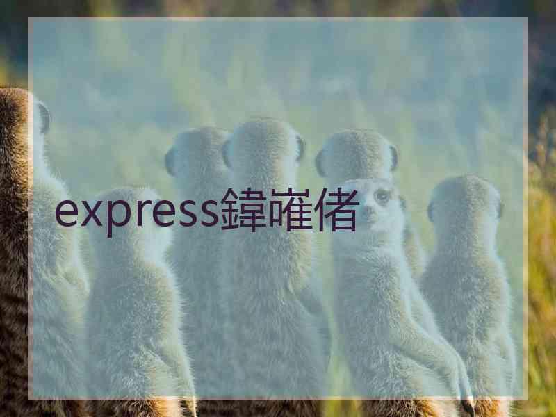 express鍏嶉偖