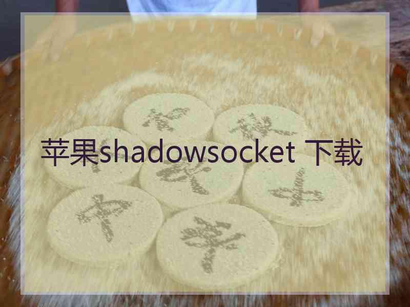 苹果shadowsocket 下载