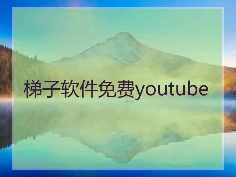 梯子软件免费youtube