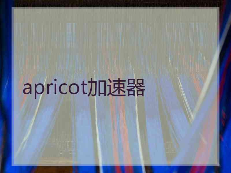 apricot加速器