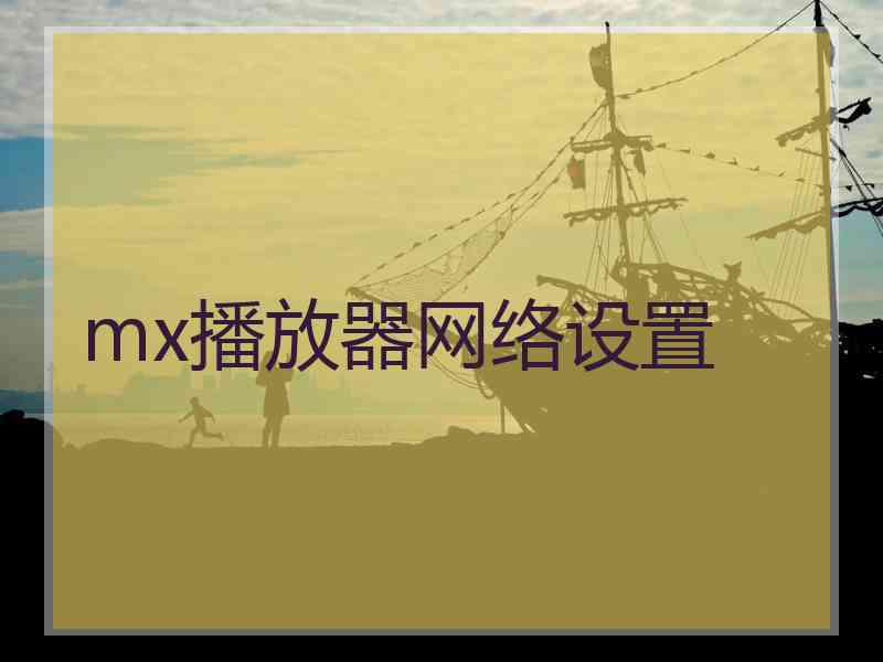 mx播放器网络设置