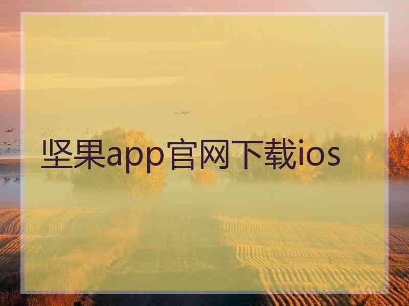 坚果app官网下载ios