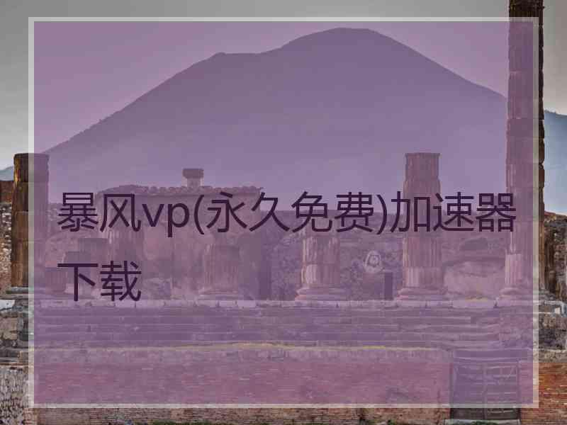 暴风vp(永久免费)加速器下载