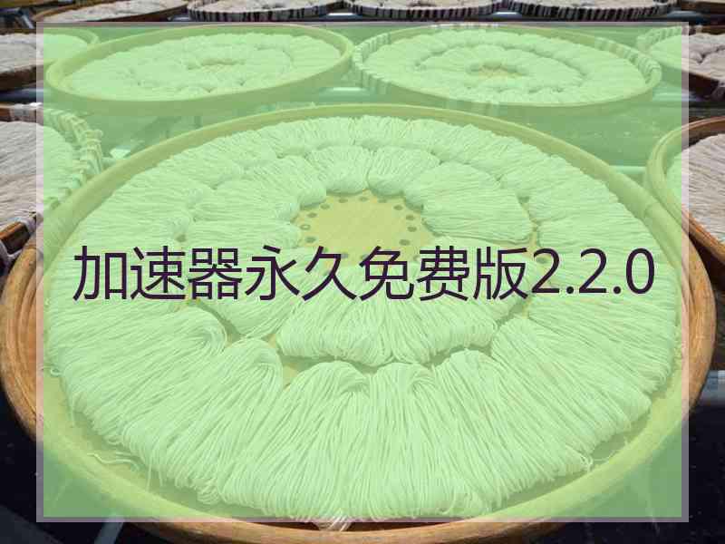 加速器永久免费版2.2.0