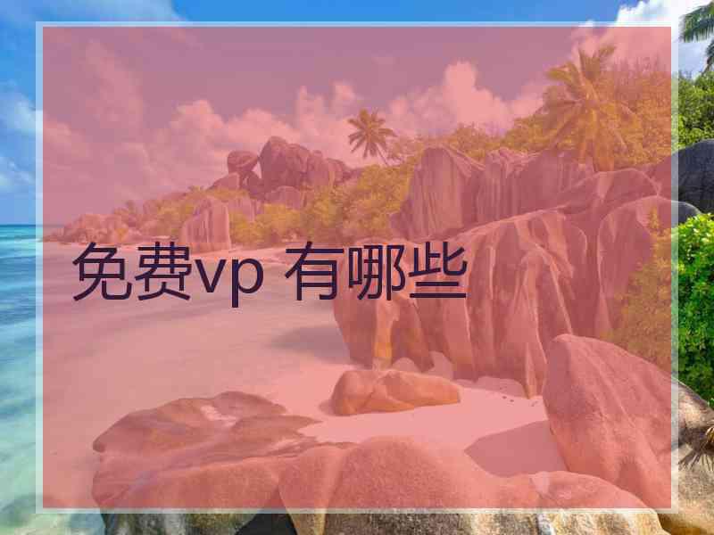 免费vp 有哪些