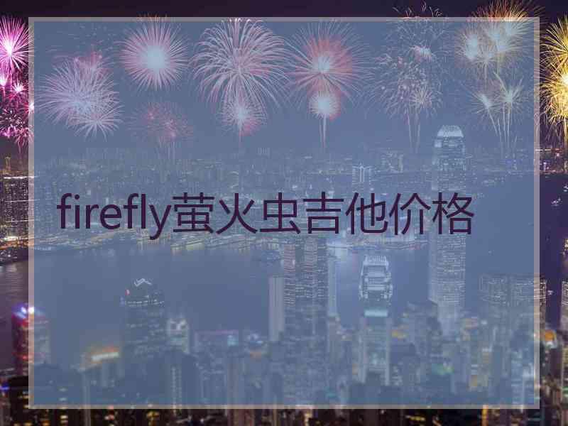 firefly萤火虫吉他价格