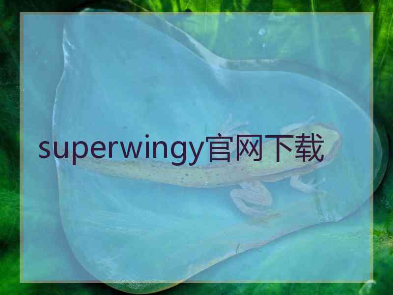 superwingy官网下载