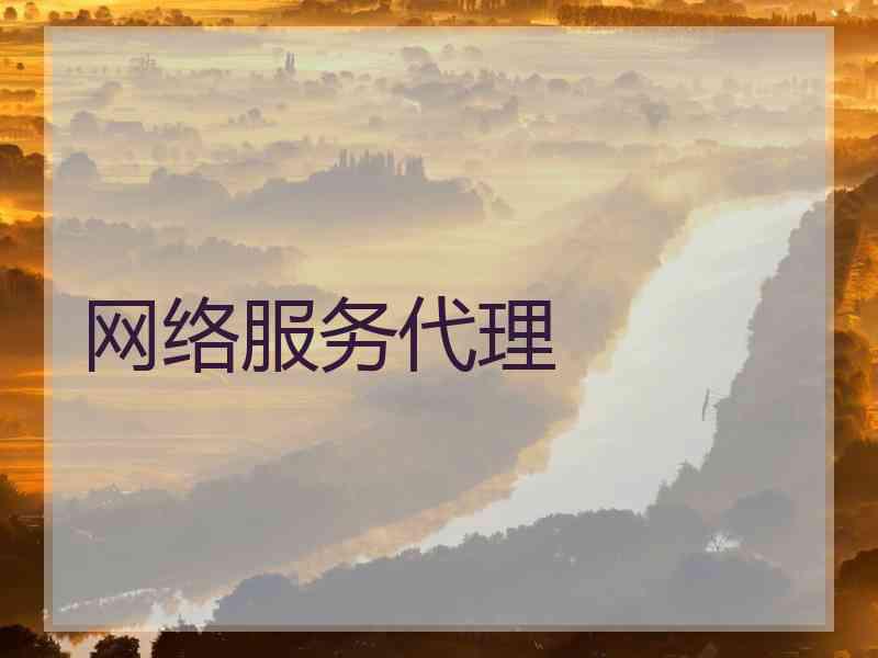 网络服务代理