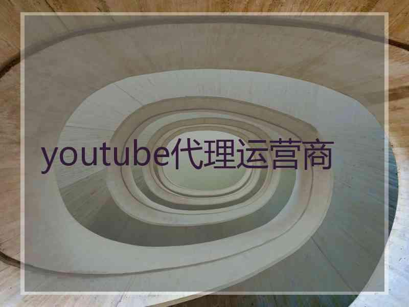 youtube代理运营商