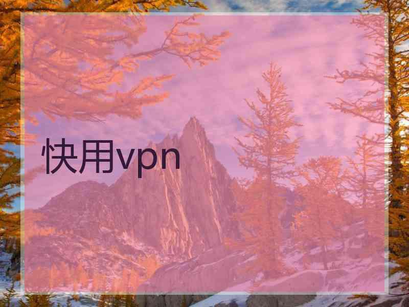 快用vpn