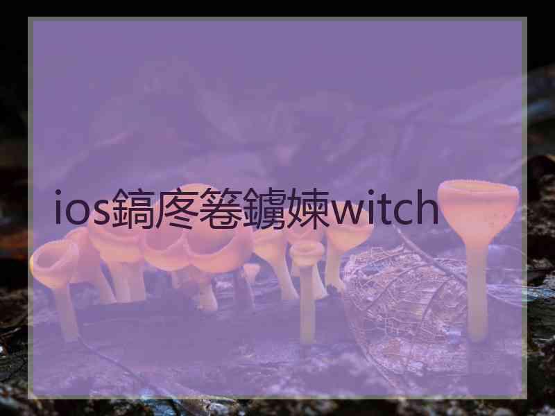 ios鎬庝箞鐪媡witch