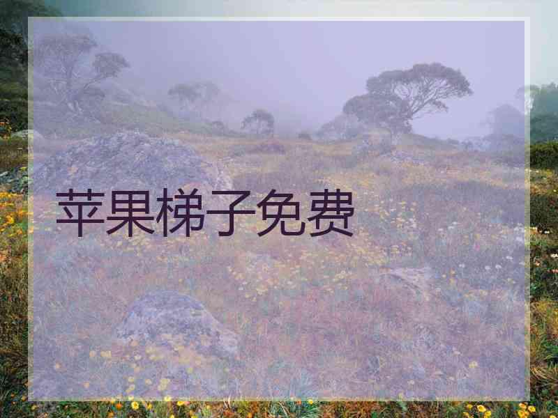 苹果梯子免费