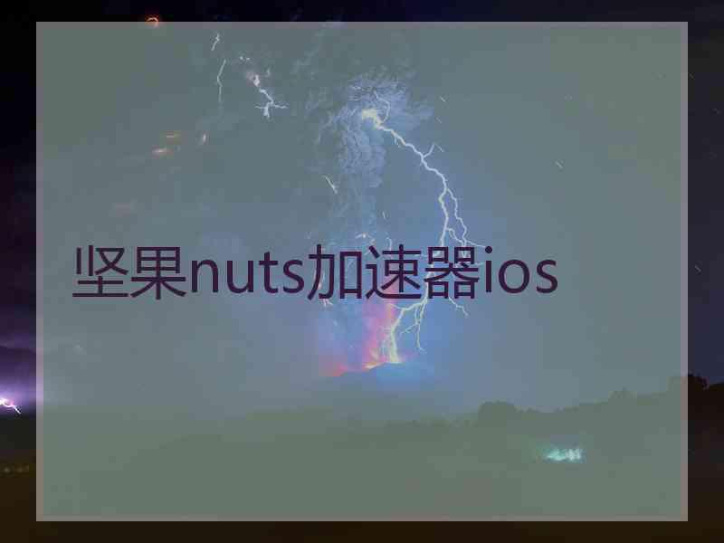 坚果nuts加速器ios