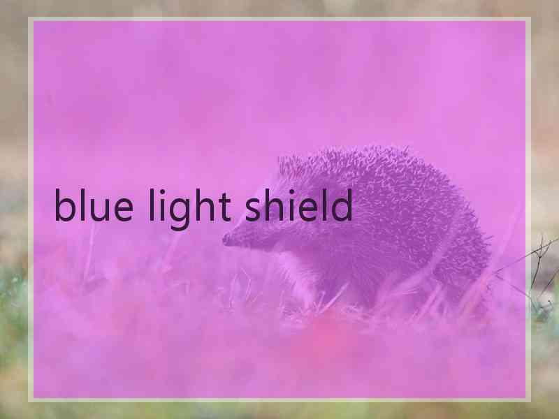 blue light shield