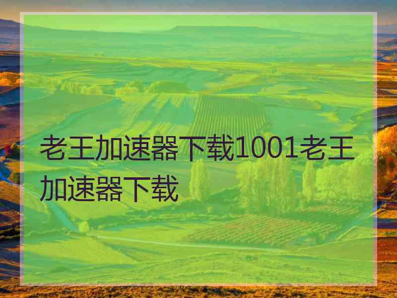 老王加速器下载1001老王加速器下载