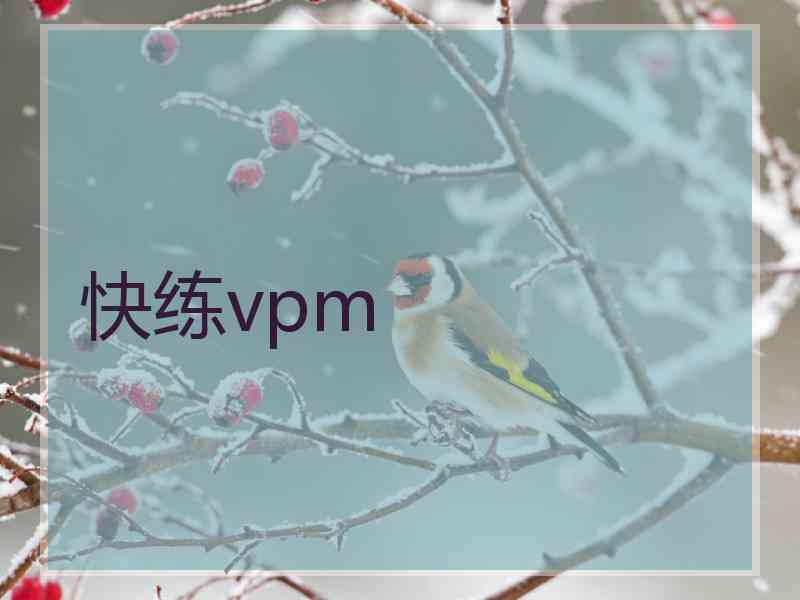 快练vpm