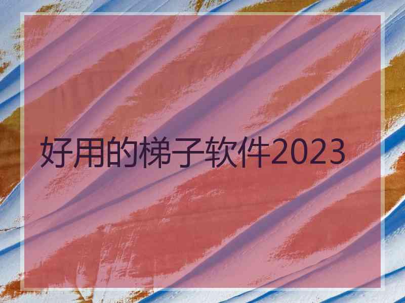 好用的梯子软件2023