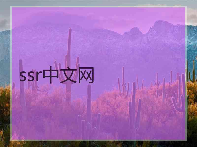 ssr中文网