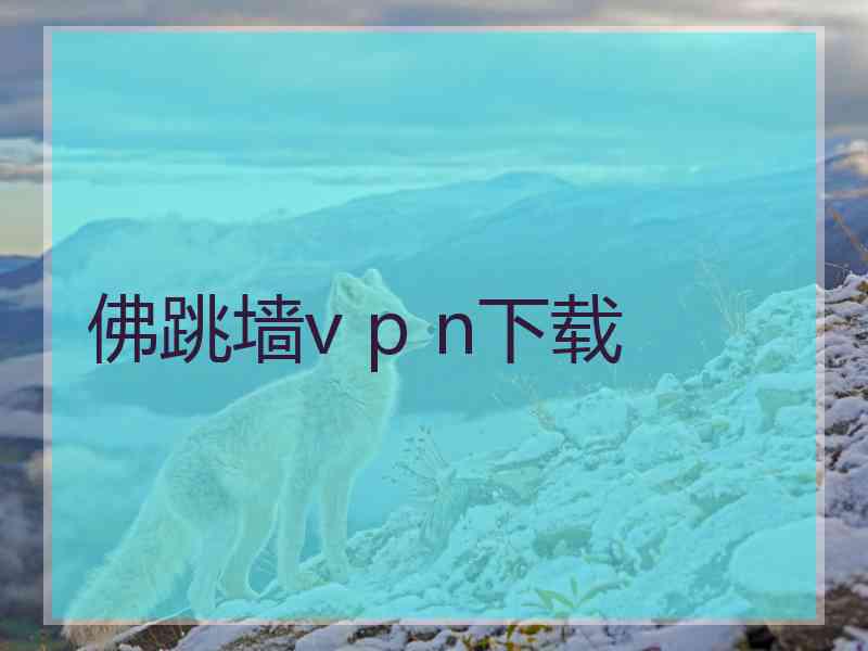 佛跳墙v p n下载