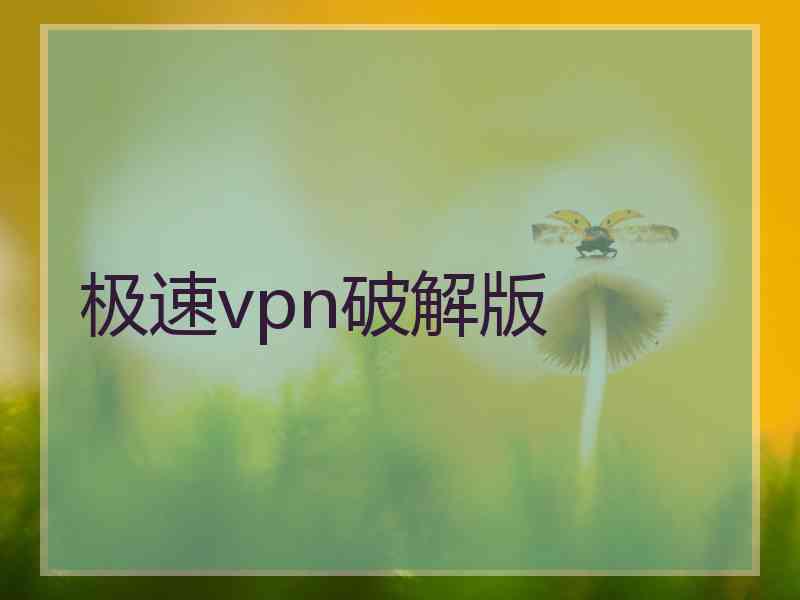 极速vpn破解版