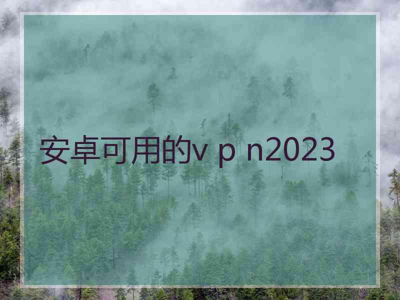 安卓可用的v p n2023