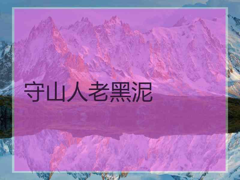 守山人老黑泥