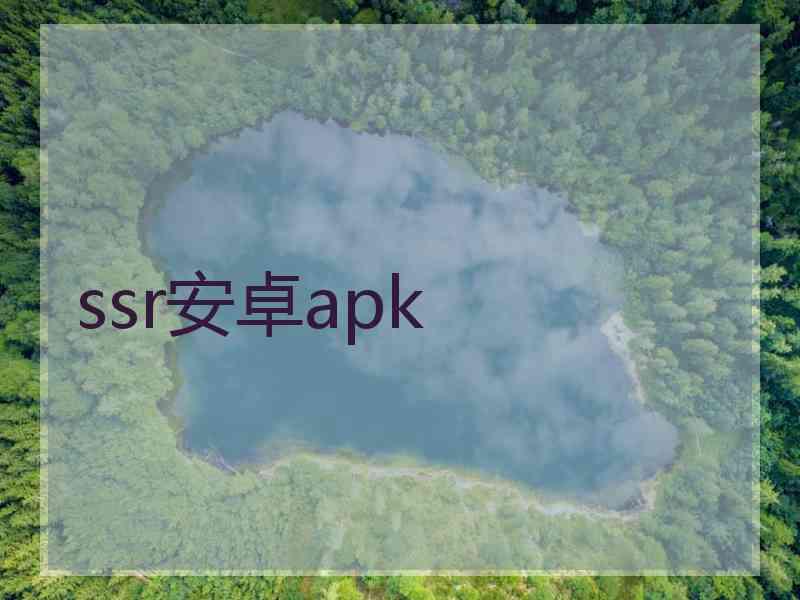 ssr安卓apk
